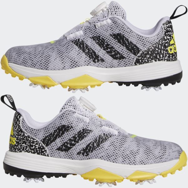 Chaussure De Golf Adidas Junior Codechaos 22 Boa Blanche