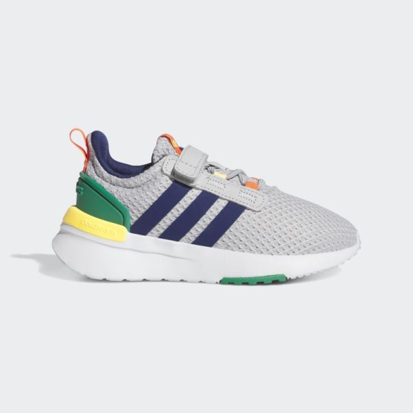 Adidas Racer Tr21 Lifestyle Running Chaussures élastiques à Lacets Et Sangle Supérieure Grises