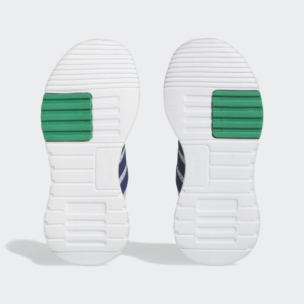 Adidas Racer Tr21 Lifestyle Running Chaussures élastiques à Lacets Et Sangle Supérieure Grises