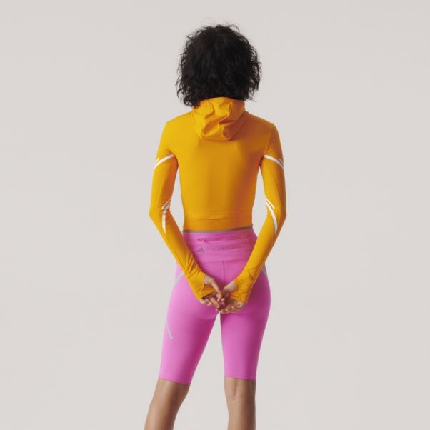 Adidas By Stella Mccartney Truepace Haut à Manches Longues Orange Fashion