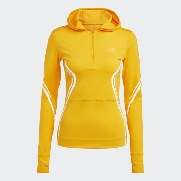 Adidas By Stella Mccartney Truepace Haut à Manches Longues Orange Fashion