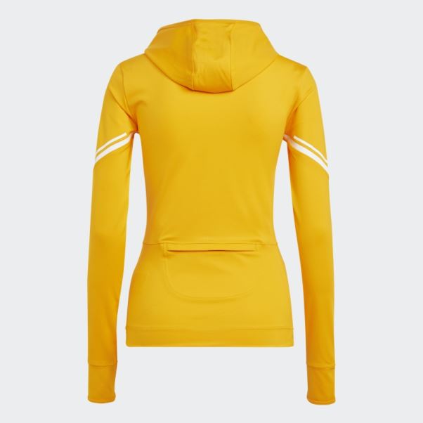 Adidas By Stella Mccartney Truepace Haut à Manches Longues Orange Fashion
