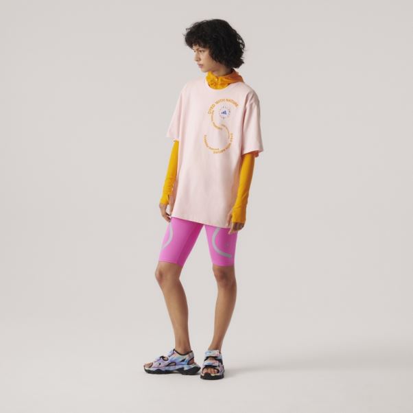 Adidas By Stella Mccartney Truepace Haut à Manches Longues Orange Fashion