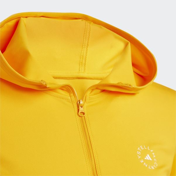Adidas By Stella Mccartney Truepace Haut à Manches Longues Orange Fashion