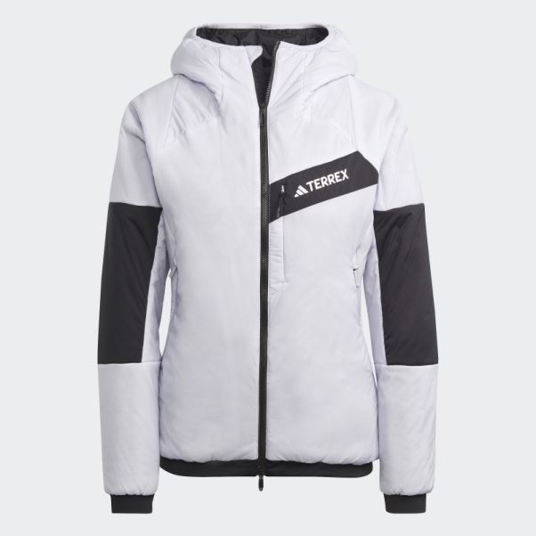 Terrex Techrock Stretch Primaloft Veste à Capuche Argent Aube Adidas