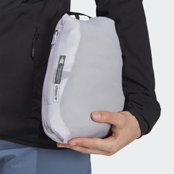 Terrex Techrock Stretch Primaloft Veste à Capuche Argent Aube Adidas