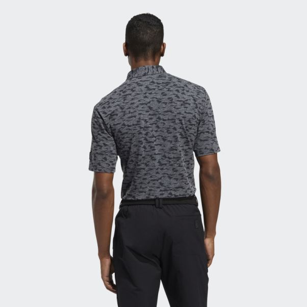 Polo Adidas Go-to Camo Noir