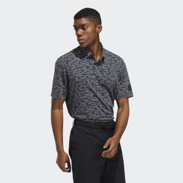 Polo Adidas Go-to Camo Noir