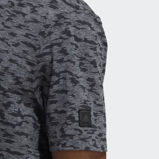 Polo Adidas Go-to Camo Noir