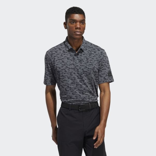 Polo Adidas Go-to Camo Noir