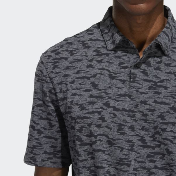 Polo Adidas Go-to Camo Noir