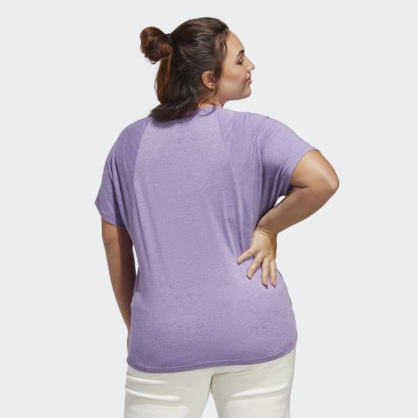 T-shirt Adidas Violet Mel Future Icons Winners 3.0 (grande Taille)