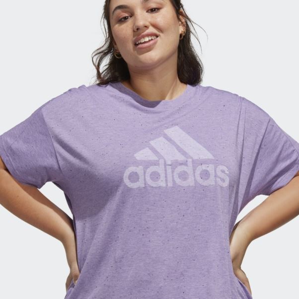 T-shirt Adidas Violet Mel Future Icons Winners 3.0 (grande Taille)