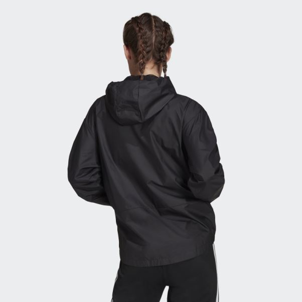Coupe-vent Logo Oversize Essentials Adidas Noir