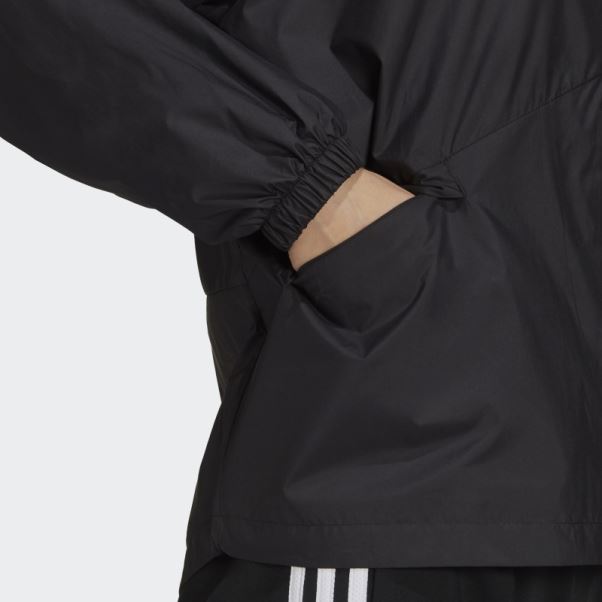 Coupe-vent Logo Oversize Essentials Adidas Noir