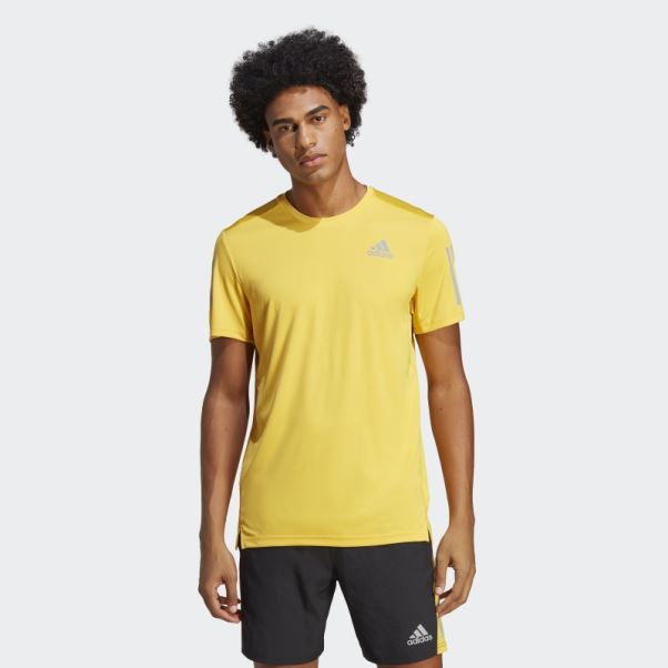 T-shirt Adidas Propriétaire Du Run Or