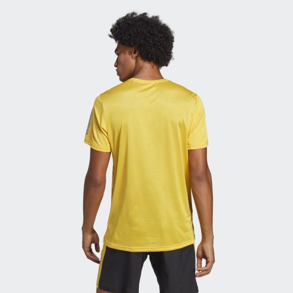 T-shirt Adidas Propriétaire Du Run Or