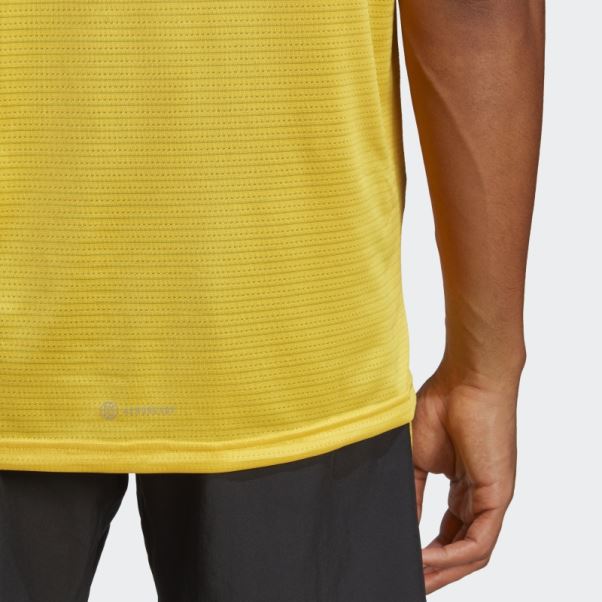 T-shirt Adidas Propriétaire Du Run Or