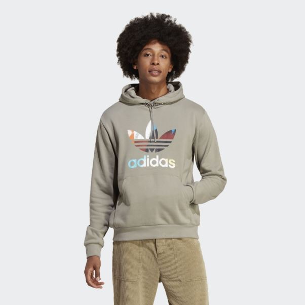 Sweat à Capuche Gris Adidas Graphics Off The Grid
