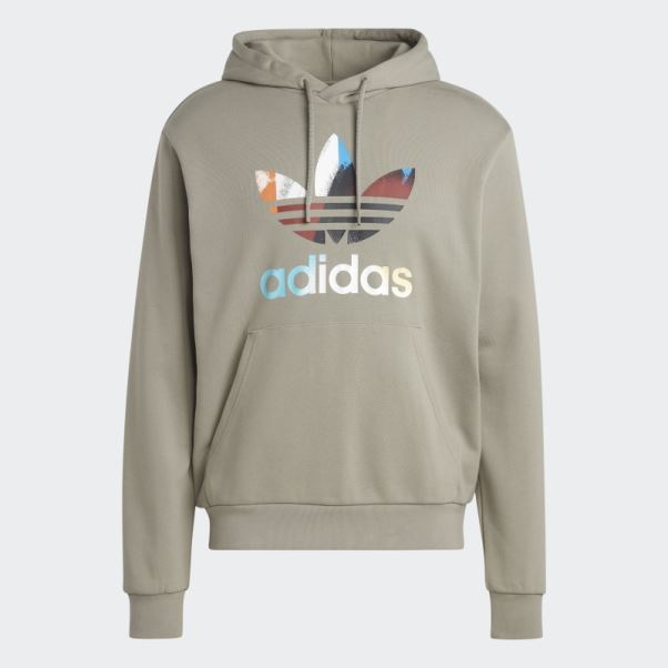 Sweat à Capuche Gris Adidas Graphics Off The Grid