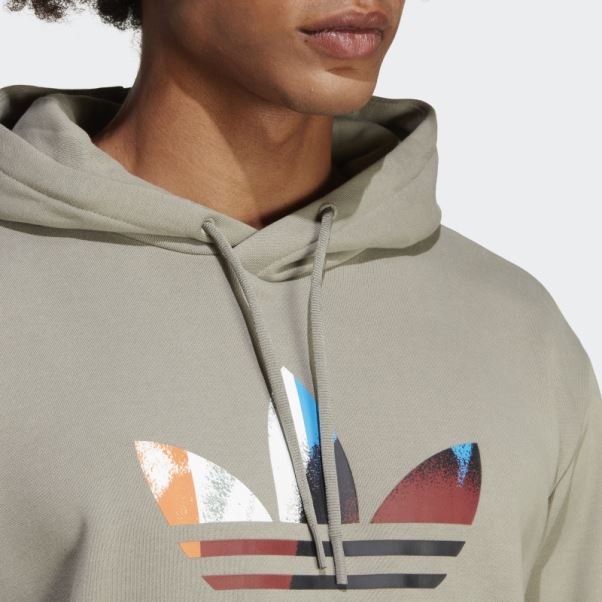 Sweat à Capuche Gris Adidas Graphics Off The Grid