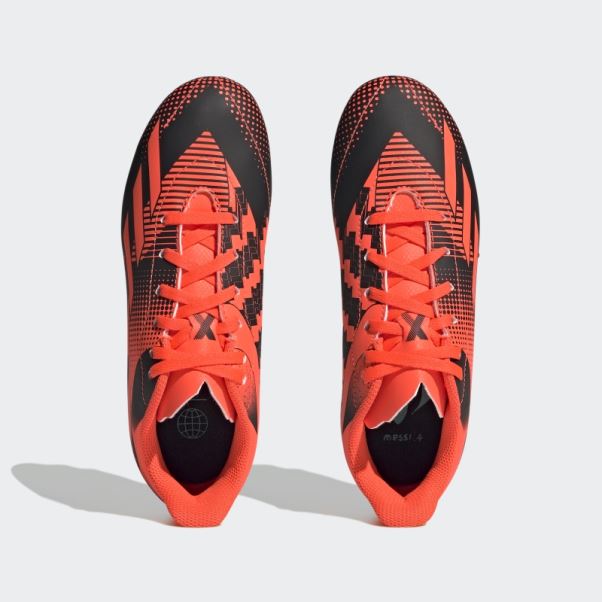 Chaussures De Sol Flexibles Adidas Orange X Speedportal Messi.4