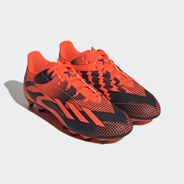 Chaussures De Sol Flexibles Adidas Orange X Speedportal Messi.4