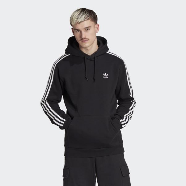 Sweat à Capuche Adicolor Classics 3 Bandes Noir Adidas
