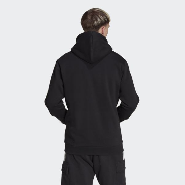 Sweat à Capuche Adicolor Classics 3 Bandes Noir Adidas