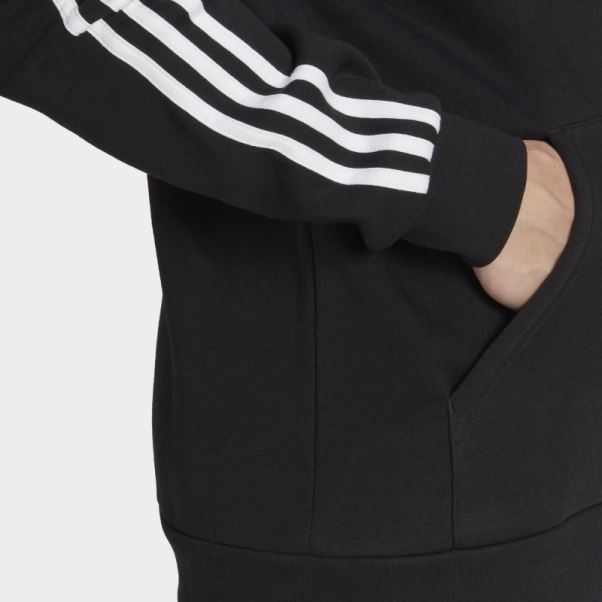 Sweat à Capuche Adicolor Classics 3 Bandes Noir Adidas