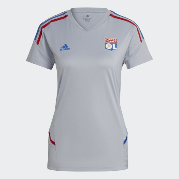 Maillot D'entrainement Adidas Olympique Lyonnais Condivo Argent