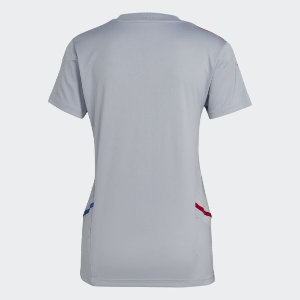 Maillot D'entrainement Adidas Olympique Lyonnais Condivo Argent
