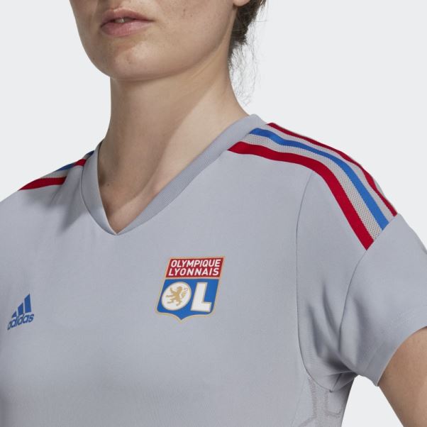 Maillot D'entrainement Adidas Olympique Lyonnais Condivo Argent