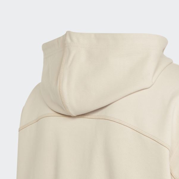 Adidas By Stella Mccartney Sportswear Sweat à Capuche Sans Manches (genre Neutre) F Beige Chaud