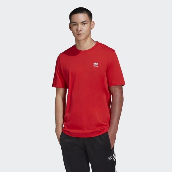 Tee Shirt Adicolor Essentials Trèfle Rouge Adidas