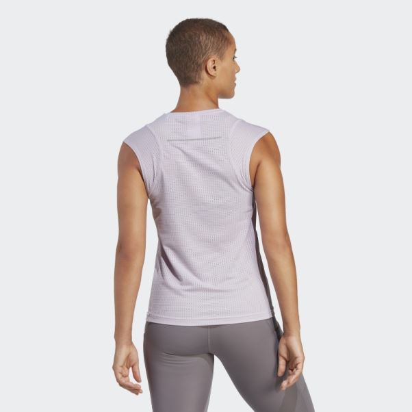 T-shirt De Course Rapide Adidas Aube Argentée