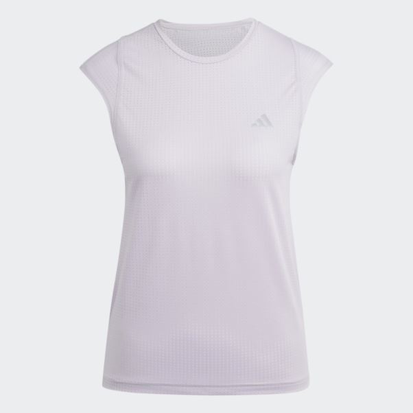T-shirt De Course Rapide Adidas Aube Argentée