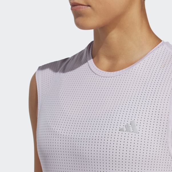 T-shirt De Course Rapide Adidas Aube Argentée