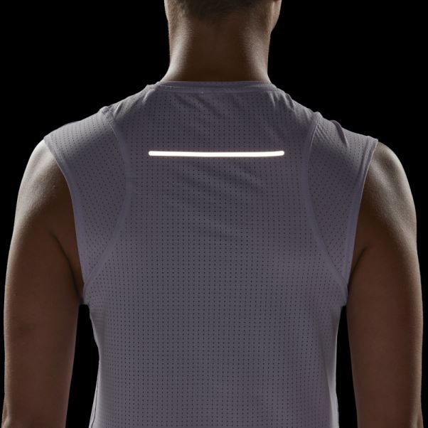T-shirt De Course Rapide Adidas Aube Argentée