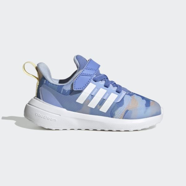 Adidas Fortarun 2.0 Cloudfoam Sport Running élastique Lace Top Strap Chaussures Bleu
