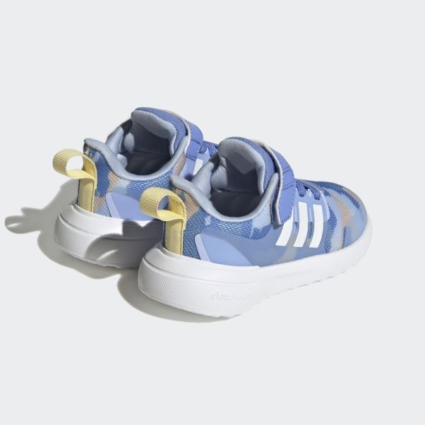 Adidas Fortarun 2.0 Cloudfoam Sport Running élastique Lace Top Strap Chaussures Bleu