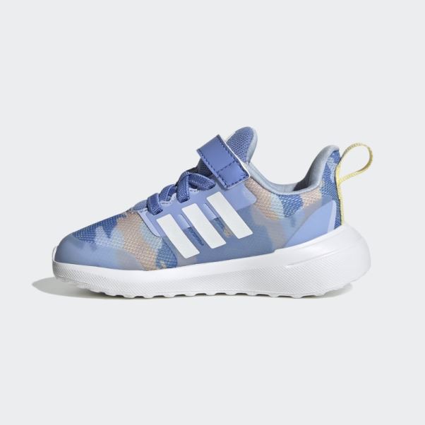 Adidas Fortarun 2.0 Cloudfoam Sport Running élastique Lace Top Strap Chaussures Bleu