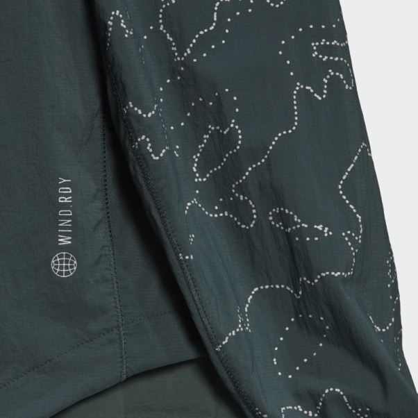 Veste Ras Du Cou X-city Running Adidas Verte