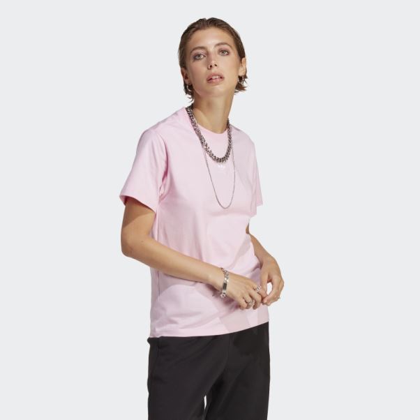 Adidas Adicolor Essentials T-shirt Regular Rose Vrai