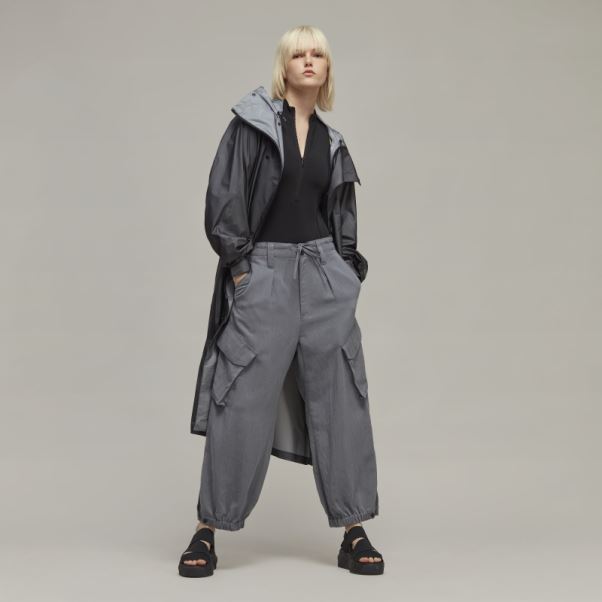 Y-3 Pantalon Cargo En Sergé Froissé Adidas