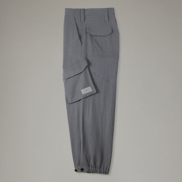Y-3 Pantalon Cargo En Sergé Froissé Adidas
