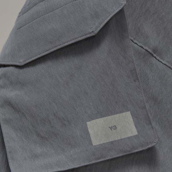 Y-3 Pantalon Cargo En Sergé Froissé Adidas