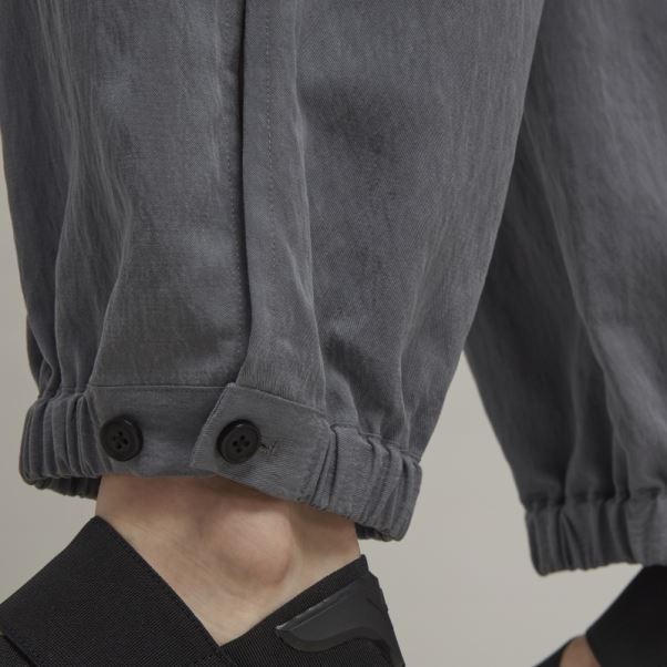Y-3 Pantalon Cargo En Sergé Froissé Adidas