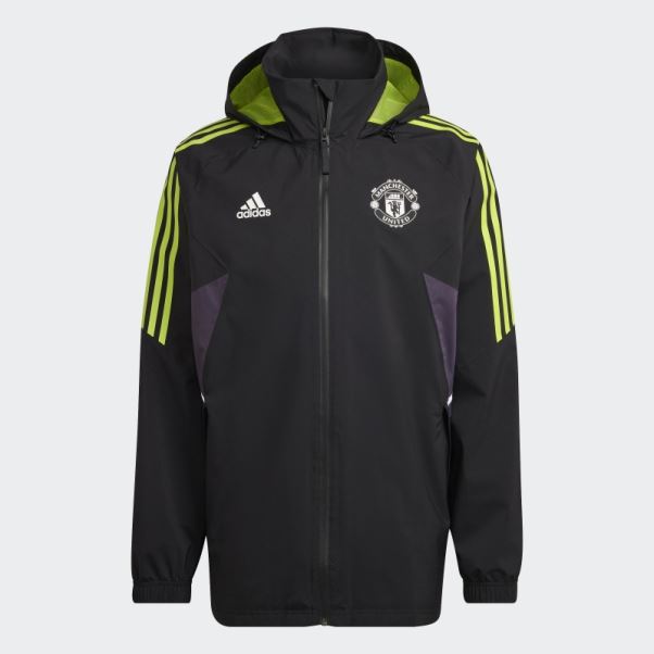 Adidas Manchester United Condivo 22 Veste De Pluie Noir