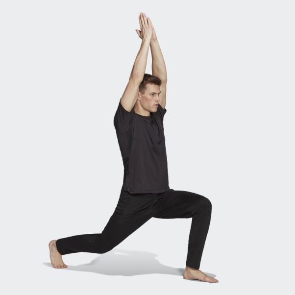 T-shirt De Yoga Aeroready Noir Adidas
